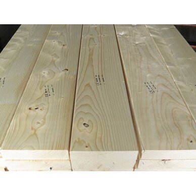 Konstruktyvinė graduota eglės mediena 45x145x6000, C24 7