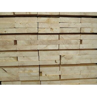 Konstruktyvinė graduota eglės mediena 45x145x6000, C24 8