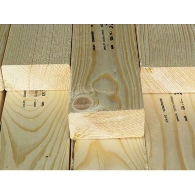 Konstruktyvinė graduota eglės mediena 45x145x6000, C24