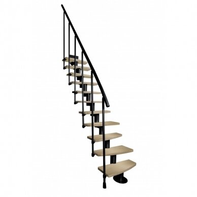 Moduliniai laiptai ATRIUM Mini Plus (alksnis; H-300cm) 3