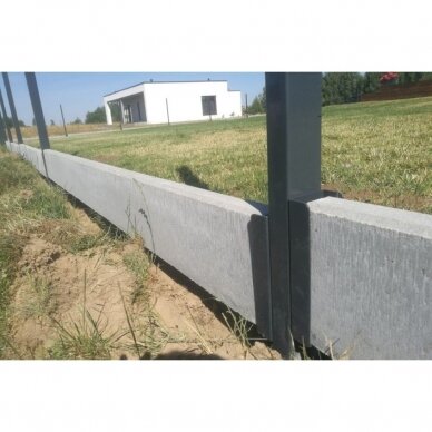 Tvoros pamatas tiesus lygus, betoninis 2500x200x 60 mm 2