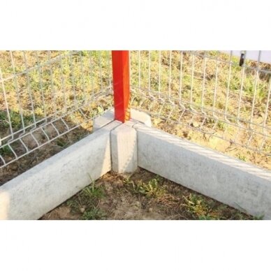 Tvoros pamatas tiesus lygus, betoninis 2500x200x 60 mm 1